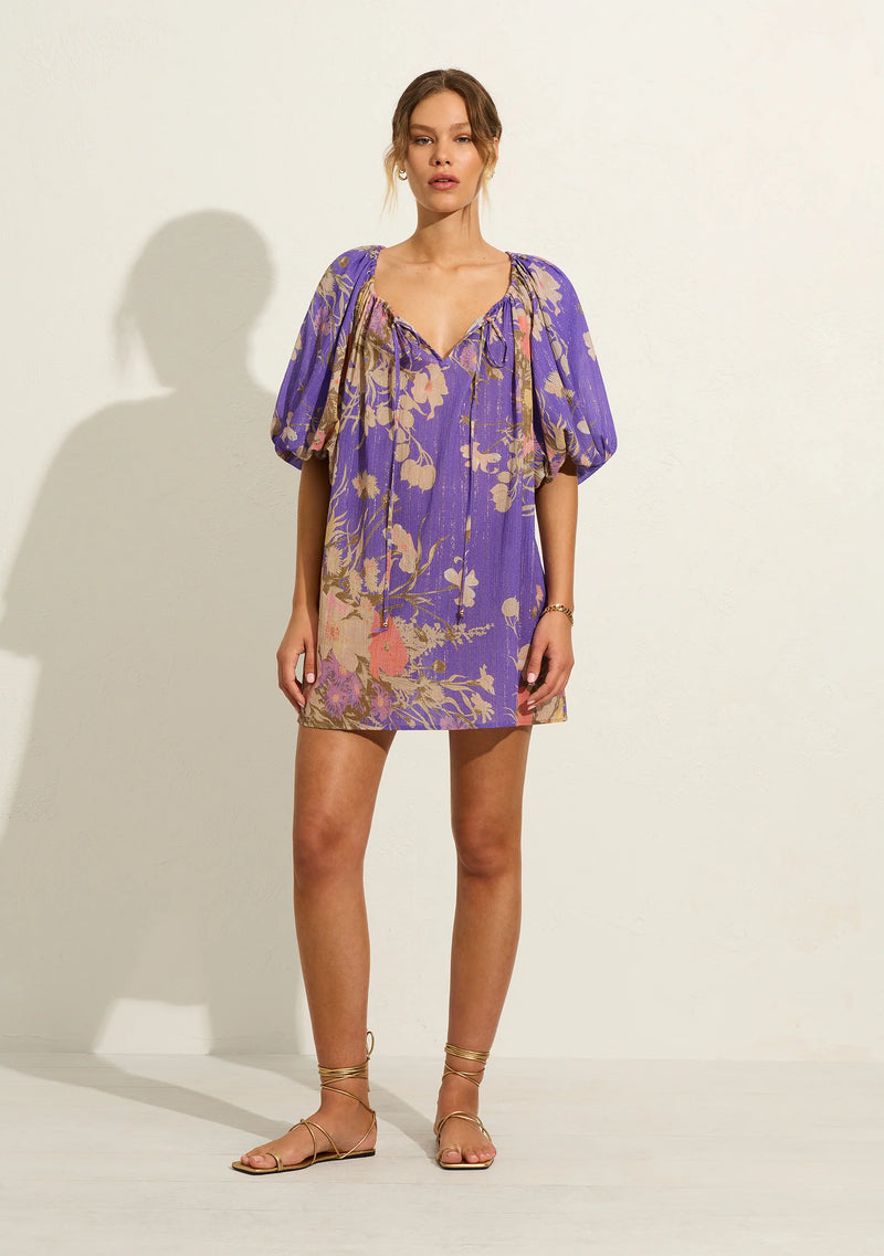 Auguste - Cora Mini Dress - Lavender Floral