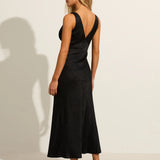 AUGUSTE - Aida Midi Dress - Black