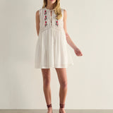 AUGUSTE - Bellamy Mini Dress - White