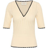 AUGUSTE - Jude Knit Tee - Off White