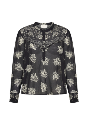 Auguste - Elsa Blouse - Black Mable