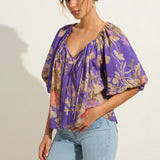 AUGUSTE - Cora Blouse - Lavender Floral