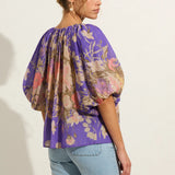 AUGUSTE - Cora Blouse - Lavender Floral