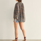 AUGUSTE - Hayley Blouse - Charcoal Sonder