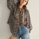 AUGUSTE - Hayley Blouse - Charcoal Sonder