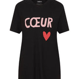 AUGUSTE - Heart Classic Tee - Black