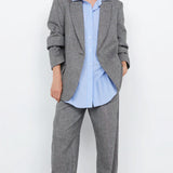 BEC + BRIDGE - Brinley Blazer - Salt & Pepper Weave