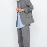BEC + BRIDGE - Brinley Blazer - Salt & Pepper Weave
