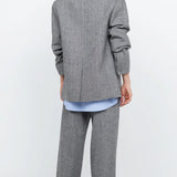 BEC + BRIDGE - Brinley Blazer - Salt & Pepper Weave