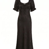AUGUSTE - Enid Midi Dress - Black