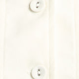 Celeste Button Tank - White