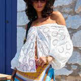 SPELL - Yaya Lace Blouse - Antique White