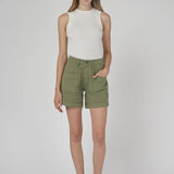 DRICOPER - Zaplin Denim Shorts - Oil Green