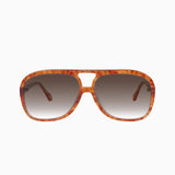 VALLEY EYEWEAR - Bang Bang - Tiger Tort w. Gold Metal / Brown Gradient Lens