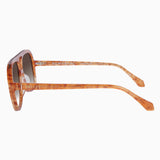 VALLEY EYEWEAR - Bang Bang - Tiger Tort w. Gold Metal / Brown Gradient Lens