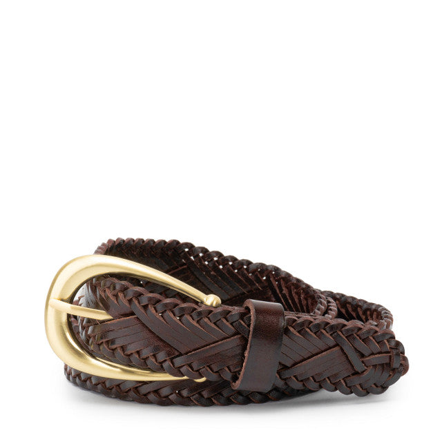 Sancia - Brindisi Woven Belt - Vegetable Tuscan Saddle