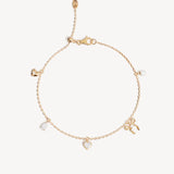 BY CHARLOTTE - Forever Yours Charm Bracelet | Gold