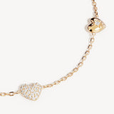 BY CHARLOTTE - You Have My Heart Charm Bracelet | Gold