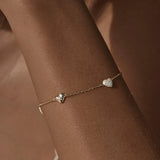 BY CHARLOTTE - You Have My Heart Charm Bracelet | Gold