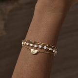 BY CHARLOTTE - Dream Lover Tennis Bracelet | Gold