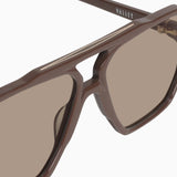 VALLEY EYEWEAR - Rodeo - Chocolate w. Gold Metal / Light Brown Lens