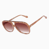 VALLEY EYEWEAR - Bang Bang - Pastel Tort w. Gold Metal / Dark Orange Gradient Lens