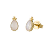 MURKANI - Loved Always Faceted Moonstone Earring | Gold