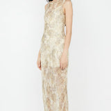 BEC + BRIDGE - Shyla Boat Neck Dress - Faded Paisley