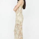 BEC + BRIDGE - Shyla Boat Neck Dress - Faded Paisley