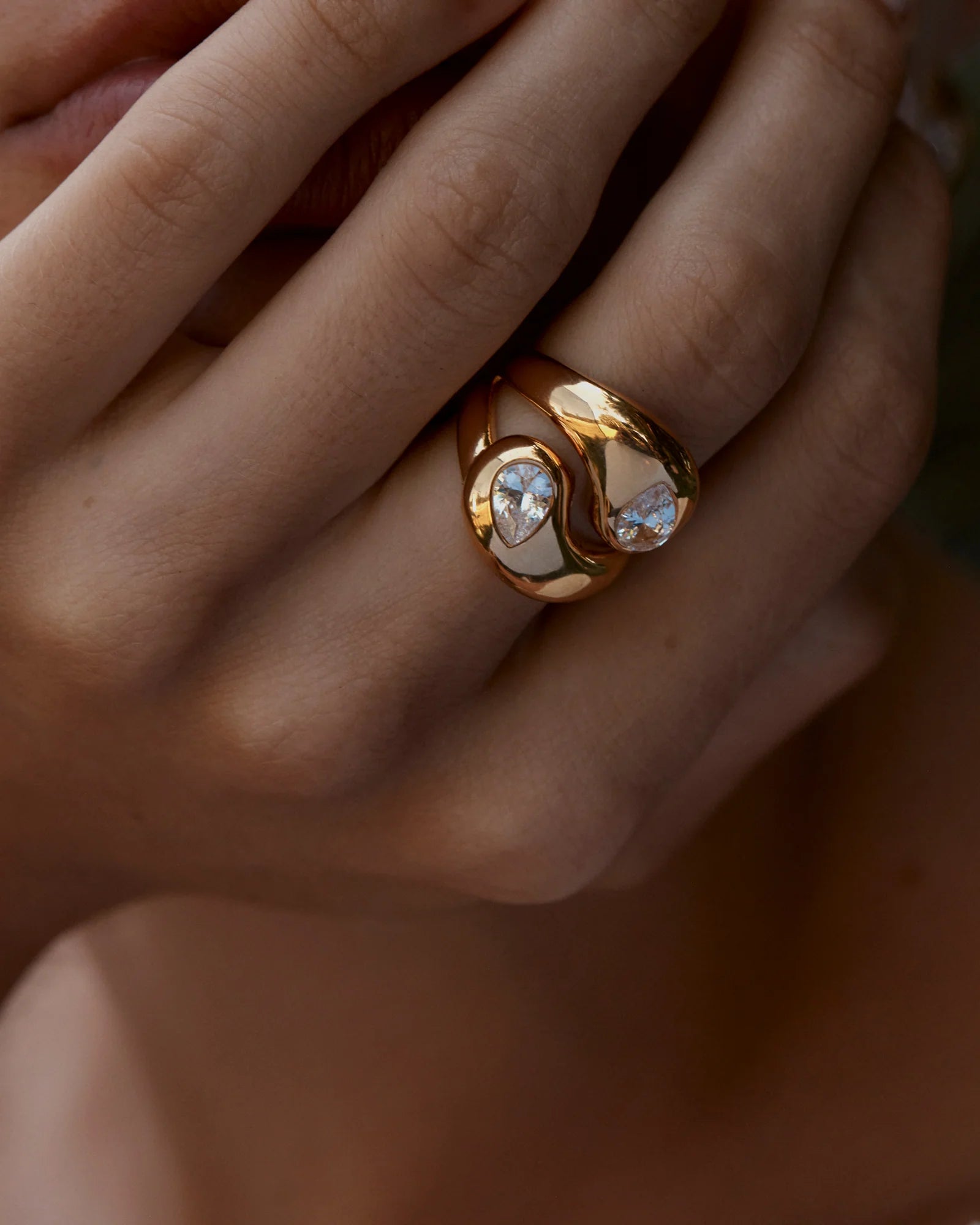 AMBER SCEATS Blossom Ring Gold – Gigi Belle Boutique