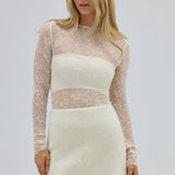 BÜBISH - Alma Wool Skirt - Ivory