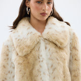 BUBISH - Chelsea Faux Fur Jacket - Neutral