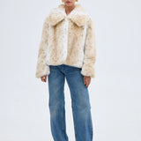 BUBISH - Chelsea Faux Fur Jacket - Neutral
