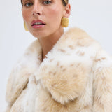 BUBISH - Chelsea Faux Fur Jacket - Neutral