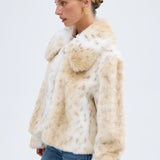 BUBISH - Chelsea Faux Fur Jacket - Neutral