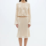 BUBISH - Nadine Sequin Top - Pearl Pink