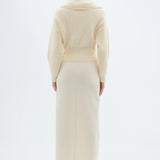 BUBISH - Ruby Knit Cardigan - Ivory