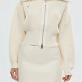 BUBISH - Ruby Knit Cardigan - Ivory