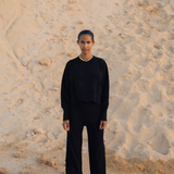 ARCAA - Harlo Cropped Sweater - Black