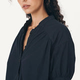 ROWIE - Cora Spring Blouse - Ink Cotton