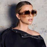 VALLEY EYEWEAR - Colosseum - Crystal Pink, Champagne w. Gold Metal / Brown Gradient Lens