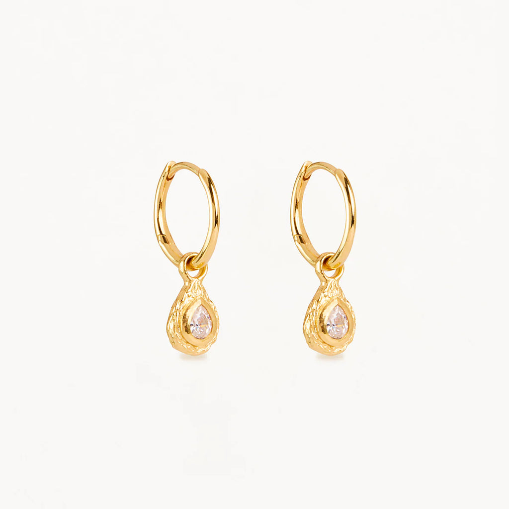 By Charlotte - With Love Hoop Earrings - 18K Gold Vermeil