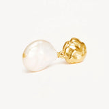 BY CHARLOTTE - Endless Grace Pearl Drop Earrings | Gold