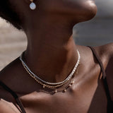 BY CHARLOTTE - Endless Grace Pearl Drop Earrings | Gold