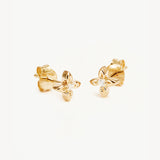 BY CHARLOTTE - Live in Light Stud Earrings | Gold