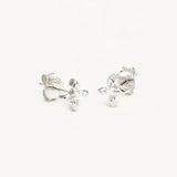 BY CHARLOTTE - Live in Light Stud Earrings | Silver