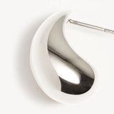 BY CHARLOTTE - Made Of Magic Hoops Large | Silver