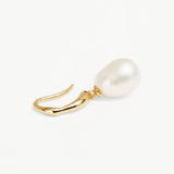 BY CHARLOTTE - Harmony Pearl Hook Earrings | Gold