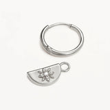 BY CHARLOTTE - Lotus Hoops | Silver