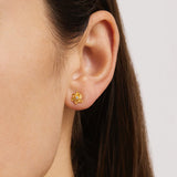BY CHARLOTTE - Bloom Within Lotus Studs | Gold